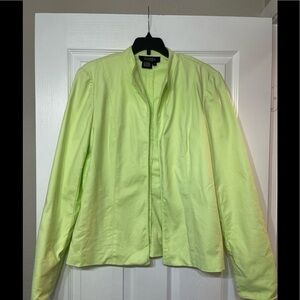 Peck & Peck green blazer